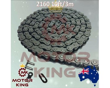 MK Power Transmission - Industrial Double Pitch Roller Chain | 2160 4 Inch Pitch 3m/10ft