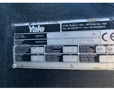Yale - Electric Reach Truck - MR16N -Unnew | 1.6T 