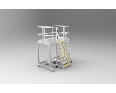 Mobile Aluminium Maintenance Access Platform | 785/789 Rear Tray