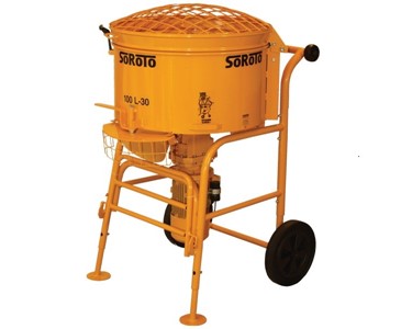 SoRoTo 100 Litre Pan Mixer Machine | Cement & Mortar Mixers