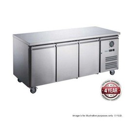 Stainless Steel Three Door Underbench Freezer – XUB6F18S3V