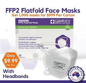 Face Masks FFP2 Flatfold with Headbands Face Masks FFP2 Flatfold with Headbands
