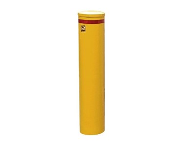 220mm Steel Bollards - Yellow (In-Ground)