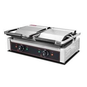 Electric Panini Double Flat Base Contact Grill