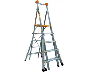 Gorilla - Aluminium Adjustable Platform Ladder 1.5m - 2.4m | Series