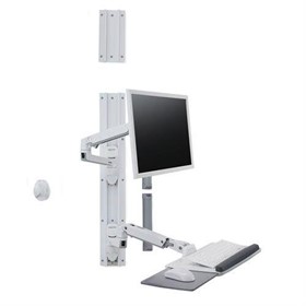 Healthcare Mounting Solutions | LX Wall Mount System (White)