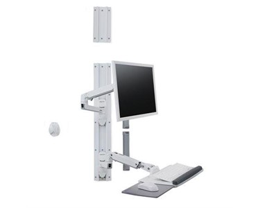 Ergotron - Healthcare Mounting Solutions | LX Wall Mount System (White)
