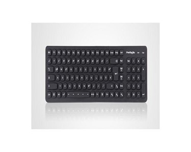PrehKeyTec - Industrial / Medical Silicon Keyboard (Black)