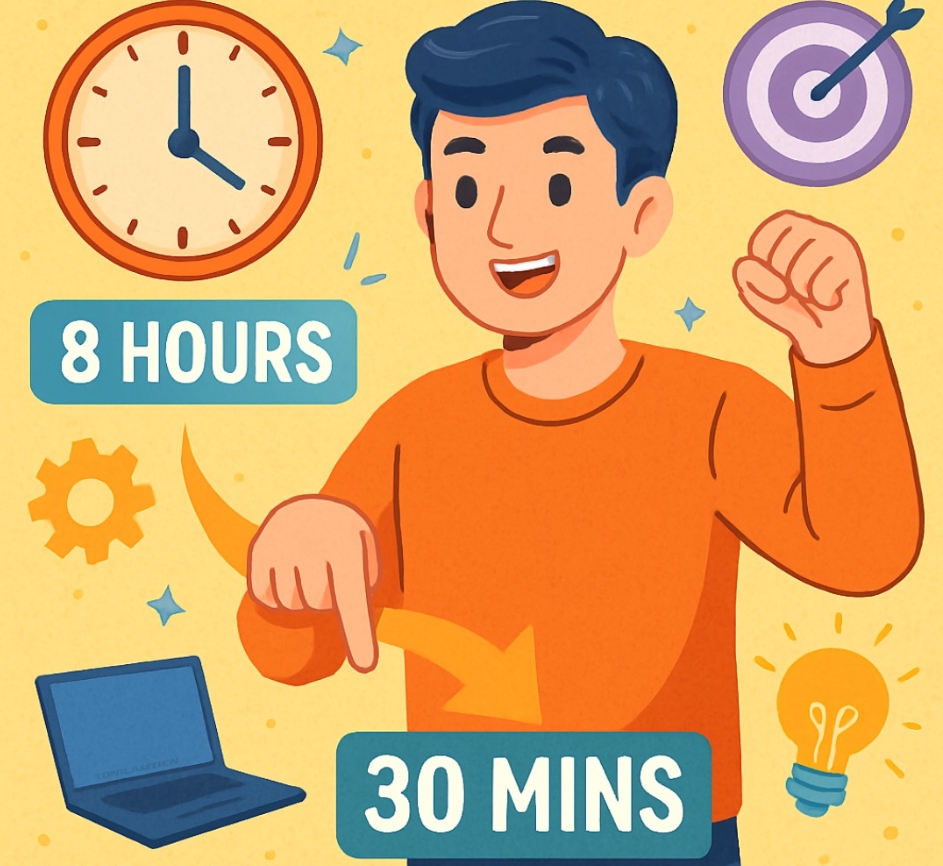 <div>TẠM BIỆT C&Ocirc;NG VIỆC 8 TIẾNG! T&ocirc;i chỉ cần 30 ph&uacute;t mỗi ng&agrave;y - nhờ 10 prompt ChatGPT tối ưu nhất 2025</div>