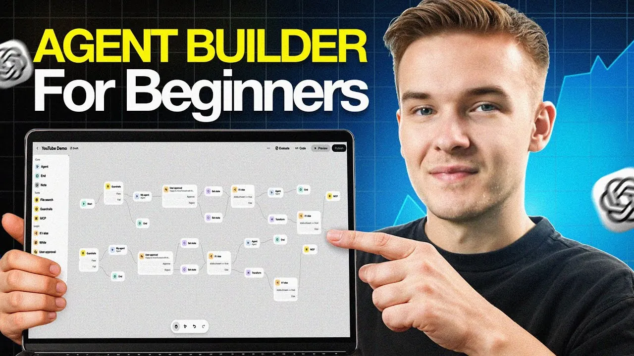 <p>Hướng dẫn OpenAI Agent Builder mới: X&acirc;y dựng t&aacute;c nh&acirc;n AI trong v&agrave;i ph&uacute;t (Kh&ocirc;ng cần m&atilde;)</p>
