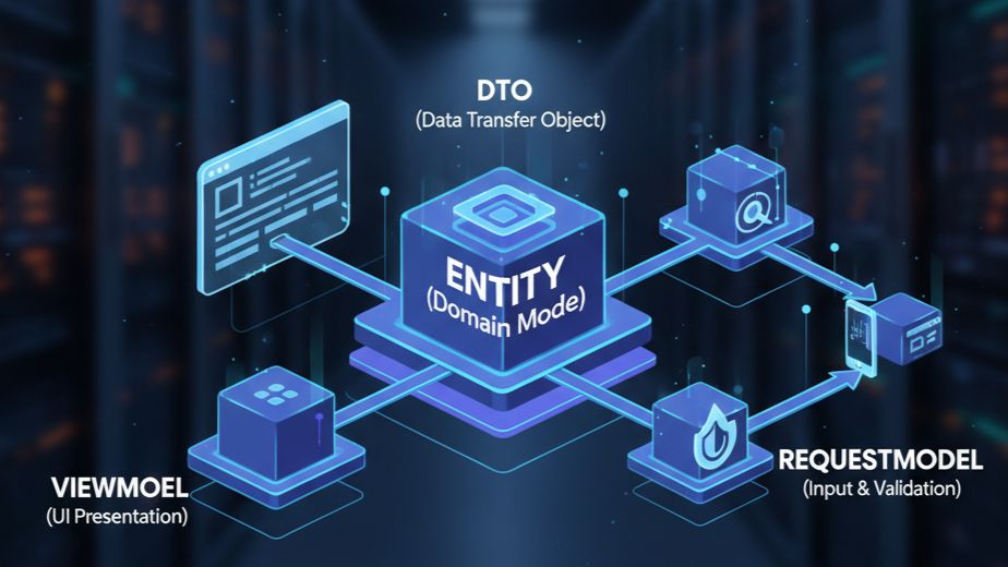 <div>Lỗi sai kinh điển khi nhầm lẫn giữa entity, dto v&agrave; view model, request model... trong dotnet</div>