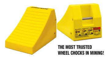 Our wheel chocks will withstand the harshest and most extreme working and weather conditions.
