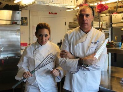 Stack Exchange chefs Phil Sireci and Shanna Sobel wield their tools.