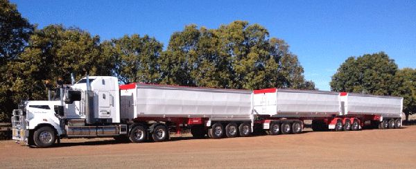 Road Train using XSNano Fuel Savers and Lubricants