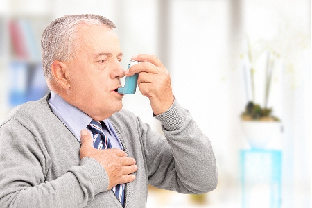 Deaths due to asthma peak in late winter for those aged 65 and over.