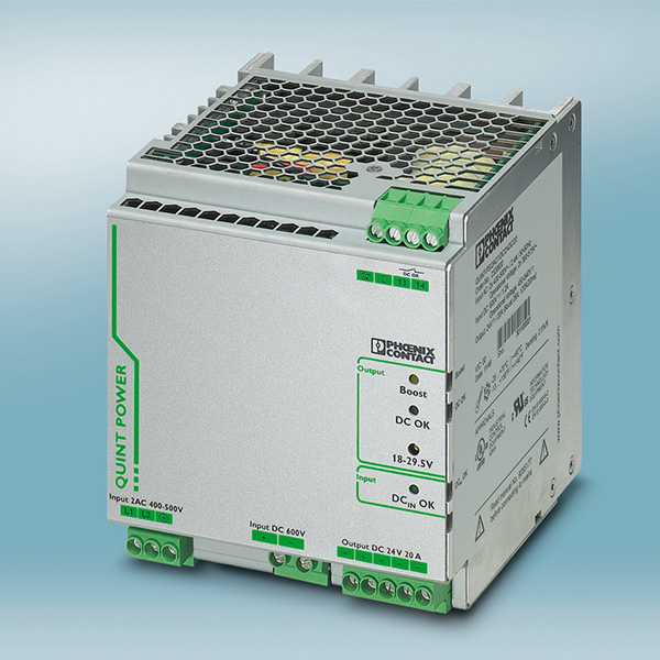 The new Quint Power power supply is specifically designed for connection to frequency inverters.