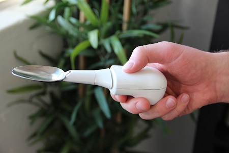 Google's Liftware helps people to eat without spilling.