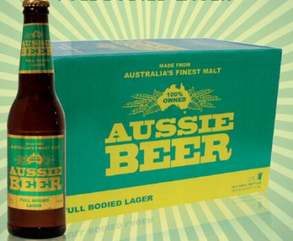 The packaging featured green and gold colours, which are colours closely associated with Australian sporting teams.