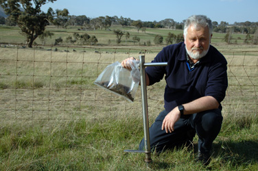 Dr Richard Simpson has been part of a team of scientists researching the phosphorus efficiency of Australian agricultural soils. Image courtesy Carl Davies, CSIRO.