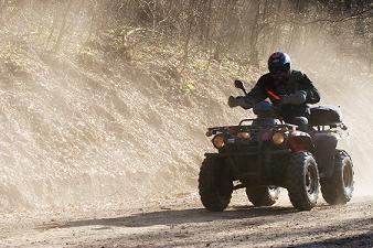 Scientists have been testing the effectiveness of a range of high tech additions to quad bikes.