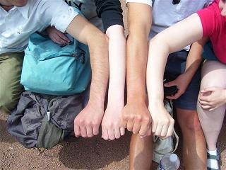 An instrument called a spectrophotometer was used to take objective measurements of skin colour.