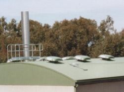 Roof safety analysis and fan system maintenance