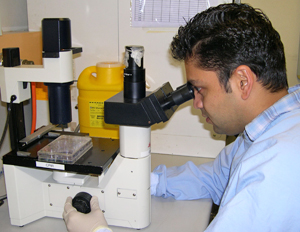 Franz Puttur, University of Sydney PhD student is one of the researchers. Image: courtesy of the University of Sydney.