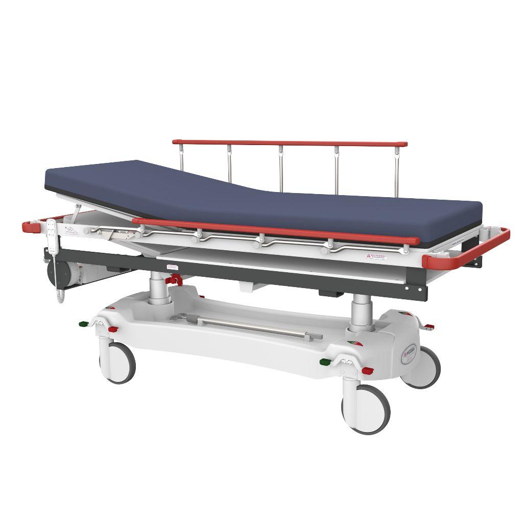 Custom trauma trolley designed and built to work in any emergency system.