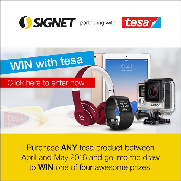 Win big with Signet and tesa