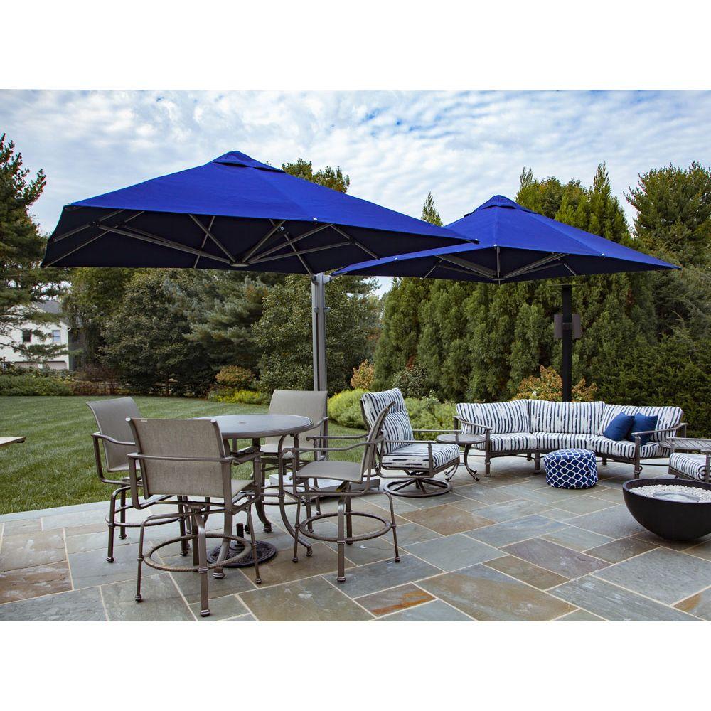 Umbrello Canopy Cantilever Outdoor Umbrella 2.5m Square (Trio