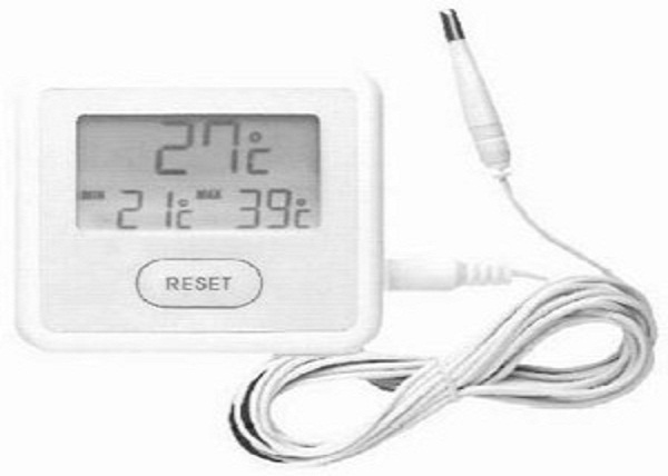 Refrigerator Fridge Thermometer with 2 Remote Sensors - China Outside  Thermometer, Outdoor Thermometer