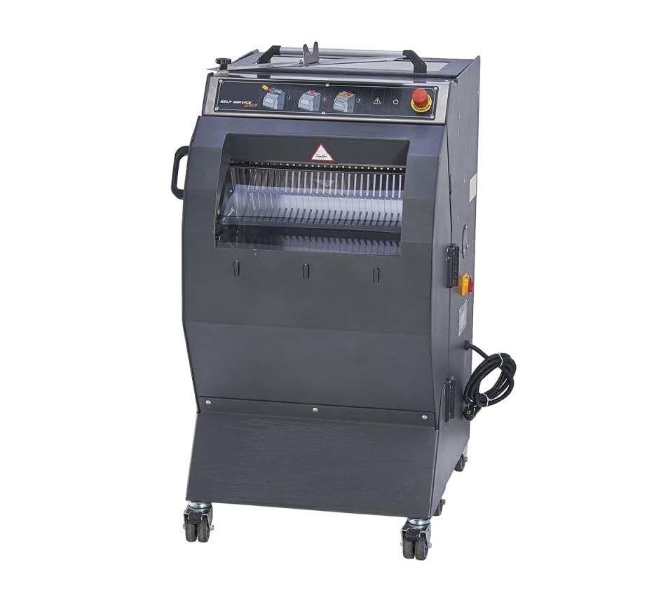 Self-service bread slicers