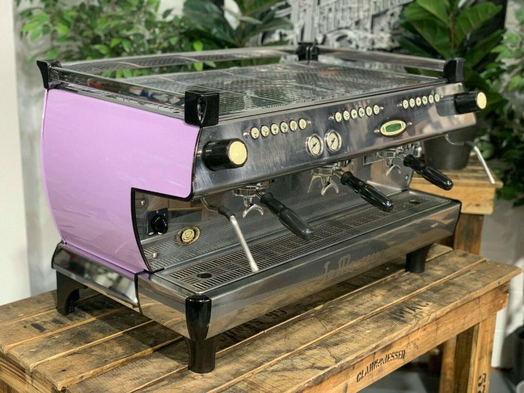 WEGA POLARIS 2 GROUP BABY PINK ESPRESSO COFFEE MACHINE CUSTOM COMMERCIAL  CAFE