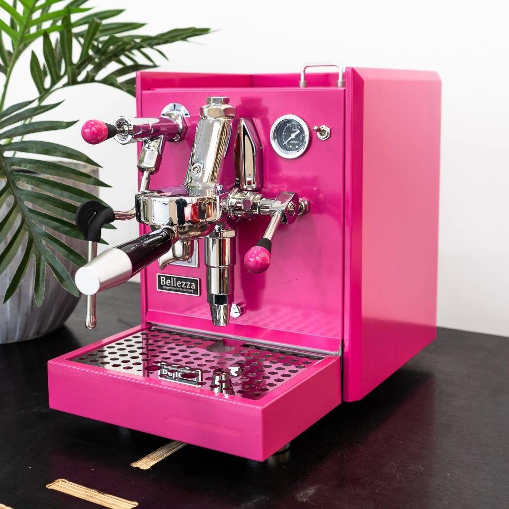 Bellezza Espresso Machine  Custom Hot Pink Bellezza Espresso Chiara for  sale from Dipacci Coffee Company - HospitalityHub Australia