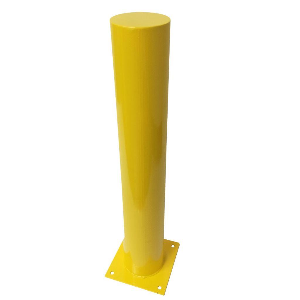 Safety Bollards | Surface Mount 1200mm High x 200mm Diameter Yellow for ...