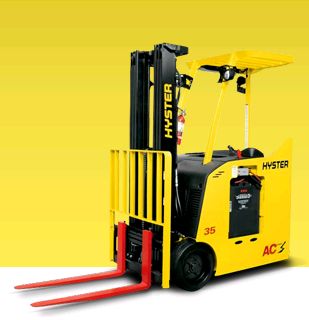 Hyster 3 Wheel Electric Forklift Stand Up E30 40hsd Series Industrysearch Australia