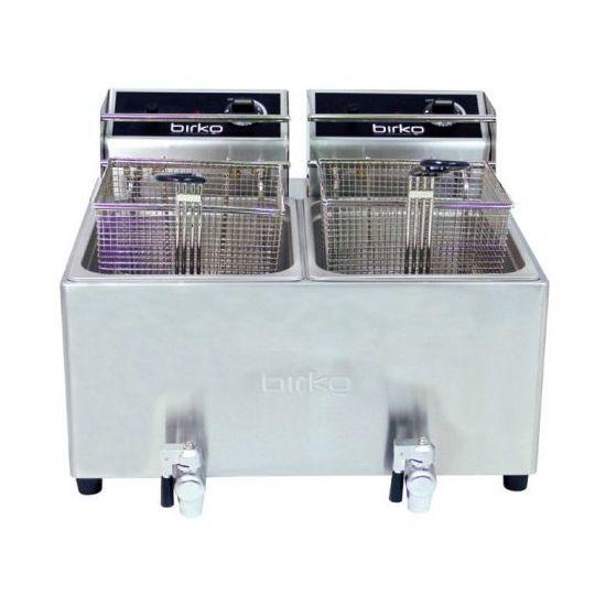 Birko Double 8L Benchtop Deep Fryer 1001004 for sale from Billy Guyatts HospitalityHub Australia