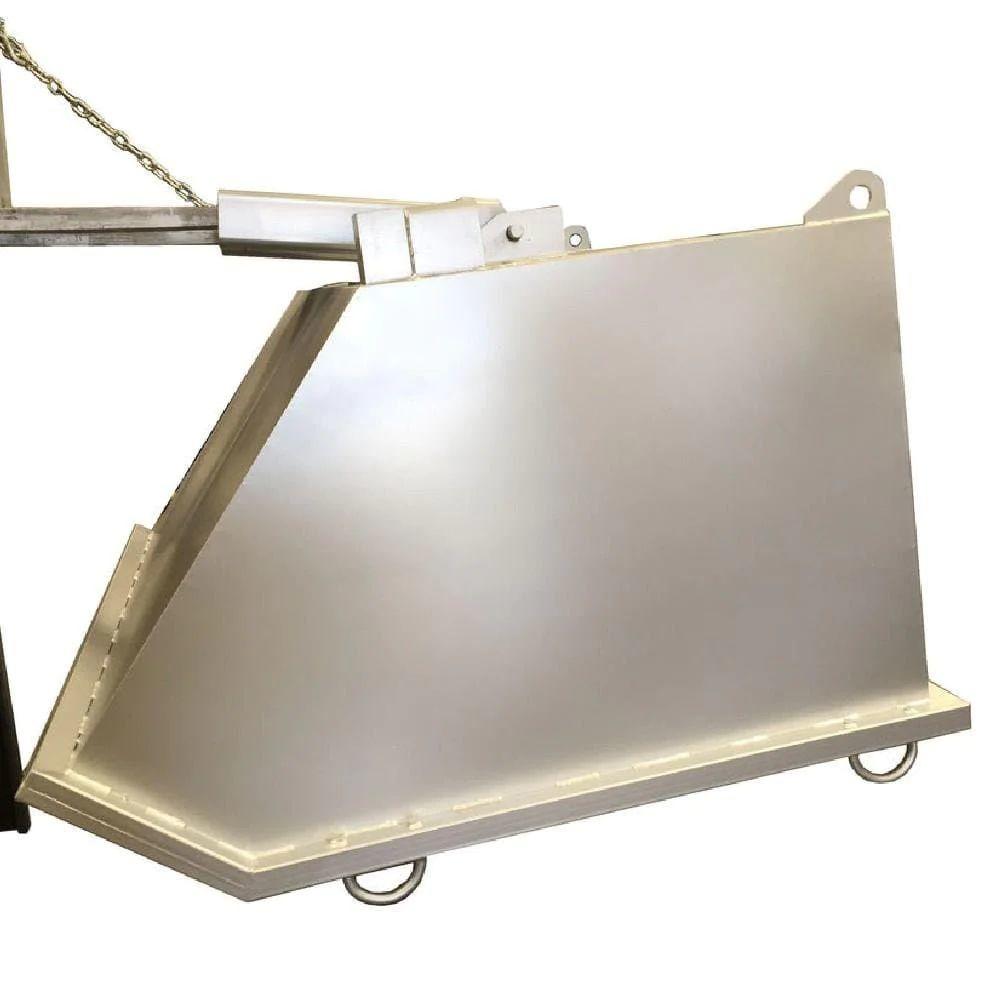 DHE Heavy Duty Skip Tipping Bin Forklift Attachment