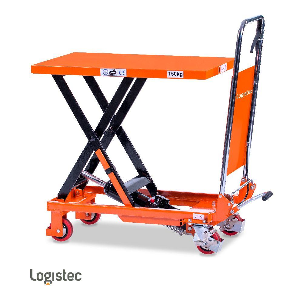 Logistec Scissor Lift Trolley 150kg for sale from Sitecraft