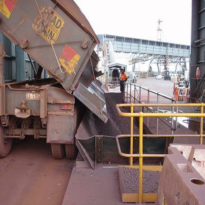 Drive Over Hopper | Direct Side Tipping Truck