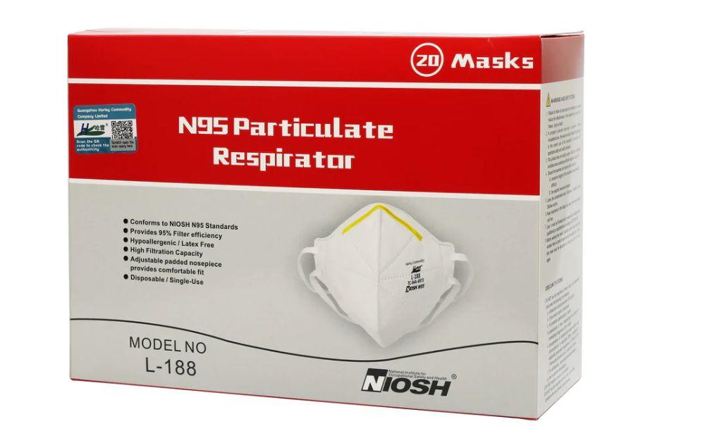 Disposable Respirator Mask N95 Harley NIOSH 400pcs for sale from