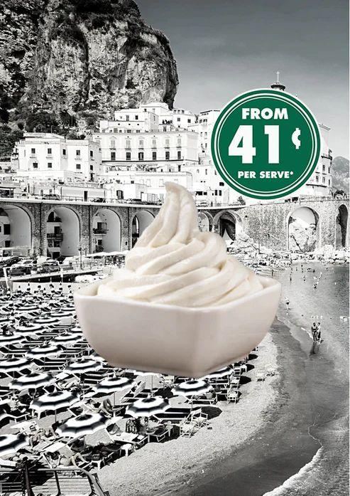 Monalisa Plant Based Soft Sorbet Mix for sale from Frosty Boy