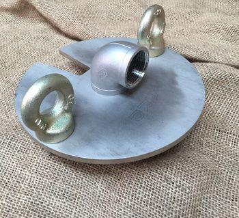 Stainless Steel Bore Cap with Elbow Exit
