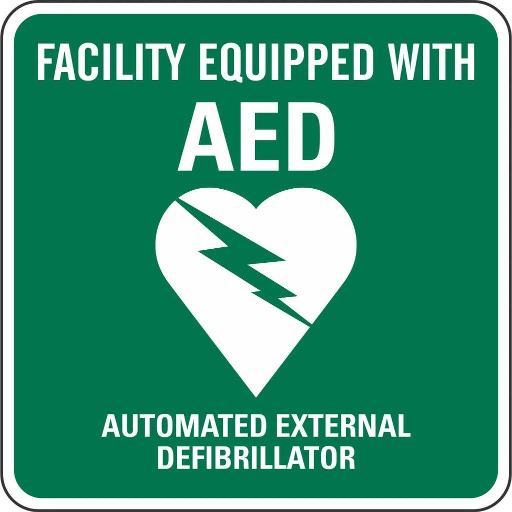 Priority First Aid AED Facility Decal for sale from Priority First Aid