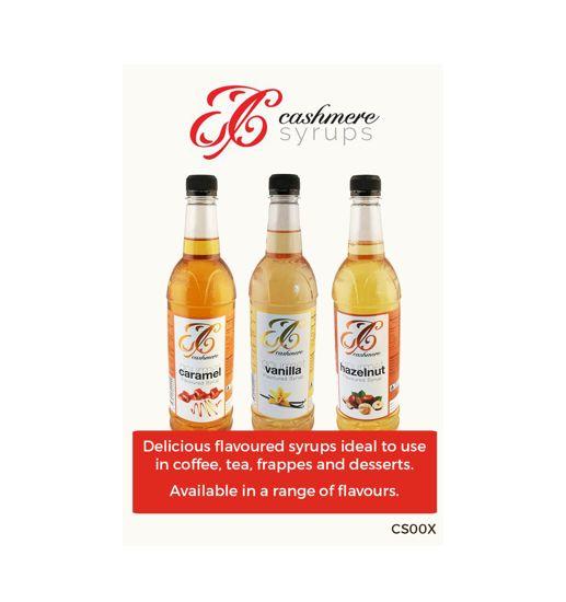 Cashmere Coffee Syrups for sale from Frosty Boy Australia