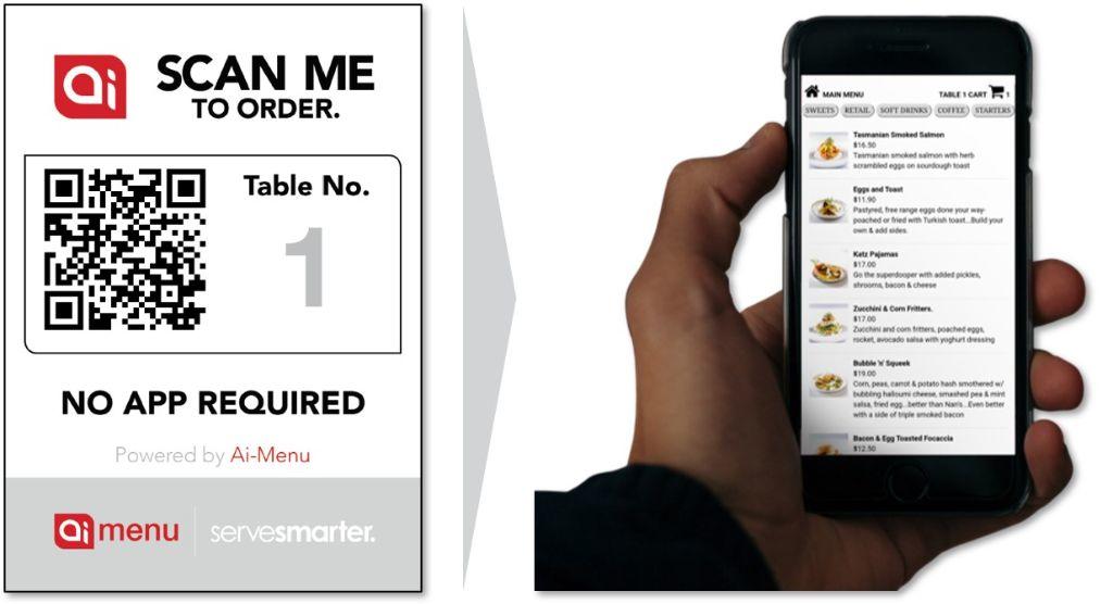 AiMenu AiDine QR Code InVenue Ordering
