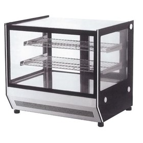 GN-660RT Square Glass Cold Food Countertop Display Cabinet 660mm Width
