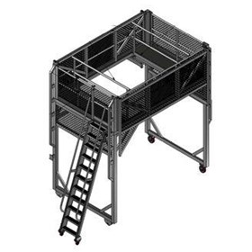 Mobile Access Platform | Dual Platform Mobile Locomotive Roof Access