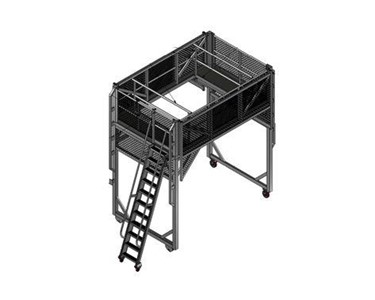 Mobile Access Platform | Dual Platform Mobile Locomotive Roof Access