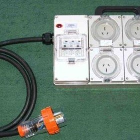 32A 3 Phase Supply to 240V Adaptor Power Board with 6x15A outlets. V1